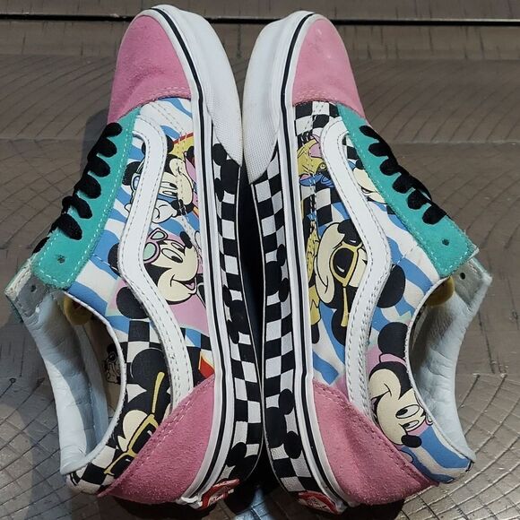 Vans x Disney Vintage Old Skool Suede Sneakers Size Men's 6 Women's 7.5 - Picture 9 of 12